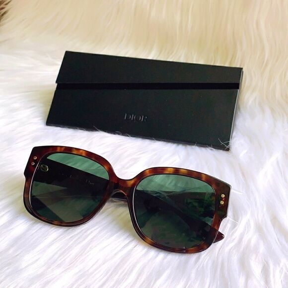 100% Auth Dior -Lady Studs 54mm Sunglasses 0086-O7 - Picture 2 of 16